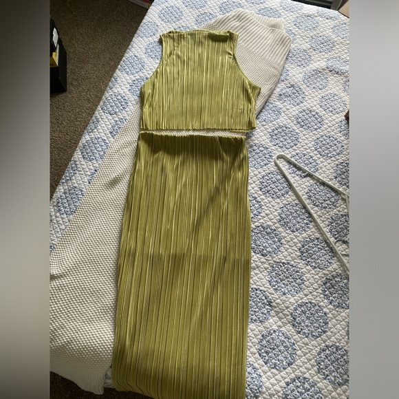 Lane 201 Pleated Two-Piece Set - Picture 1 of 4